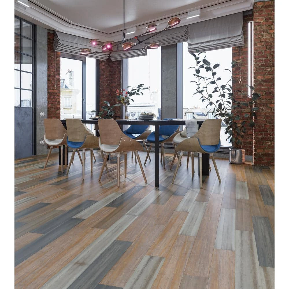 Lifeproof Alonsa 7 mm T x 5.12 in. W x 36.22 in. L Waterproof Engineered Click Bamboo Flooring (15.45 sq. ft./case) 3 Lifeproof Alonsa 7 mm T x 5.12 in. W x 36.22 in. L Waterproof Engineered Click Bamboo Flooring (15.45 sq. ft./case) - Image 3