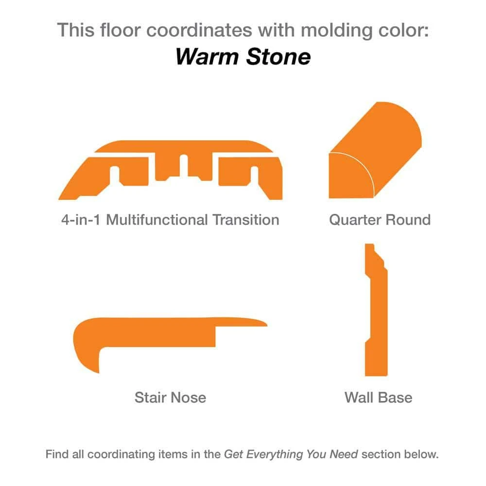 Lifeproof American Canyon Oak 14 mm T x 7.56 in. W Waterproof Laminate Wood Flooring (13.29 sq. ft./Case) 12 Lifeproof American Canyon Oak 14 mm T x 7.56 in. W Waterproof Laminate Wood Flooring (13.29 sq. ft./Case) - Image 12