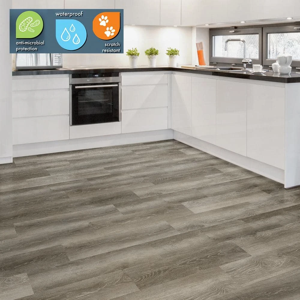 Lifeproof 8.7 in. W Big Sur Cypress Click Lock Luxury Vinyl Plank Flooring (20.06 sq. ft./case) 2 Lifeproof 8.7 in. W Big Sur Cypress Click Lock Luxury Vinyl Plank Flooring (20.06 sq. ft./case) - Image 2