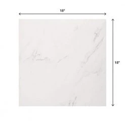 Lifeproof Carrara 18 in. x 18 in. Glazed Porcelain Floor and Wall Tile (17.6 sq. ft. / case) -Lamix Shop carrara lifeproof porcelain tile lp501818hd1p6 66 1000