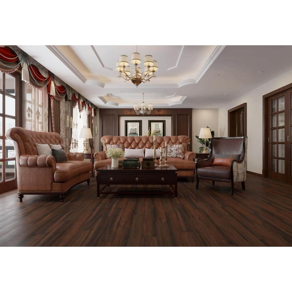 Lifeproof Florence 7 mm T x 5.12 in. W x 36.22 in. L Waterproof Engineered Click Bamboo Flooring (15.45 sq. ft./case) 7 Lifeproof Florence 7 mm T x 5.12 in. W x 36.22 in. L Waterproof Engineered Click Bamboo Flooring (15.45 sq. ft./case) - Image 7