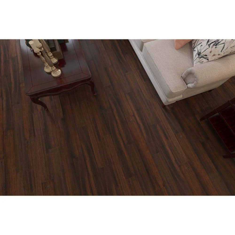 Lifeproof Florence 7 mm T x 5.12 in. W x 36.22 in. L Waterproof Engineered Click Bamboo Flooring (15.45 sq. ft./case) 6 Lifeproof Florence 7 mm T x 5.12 in. W x 36.22 in. L Waterproof Engineered Click Bamboo Flooring (15.45 sq. ft./case) - Image 6