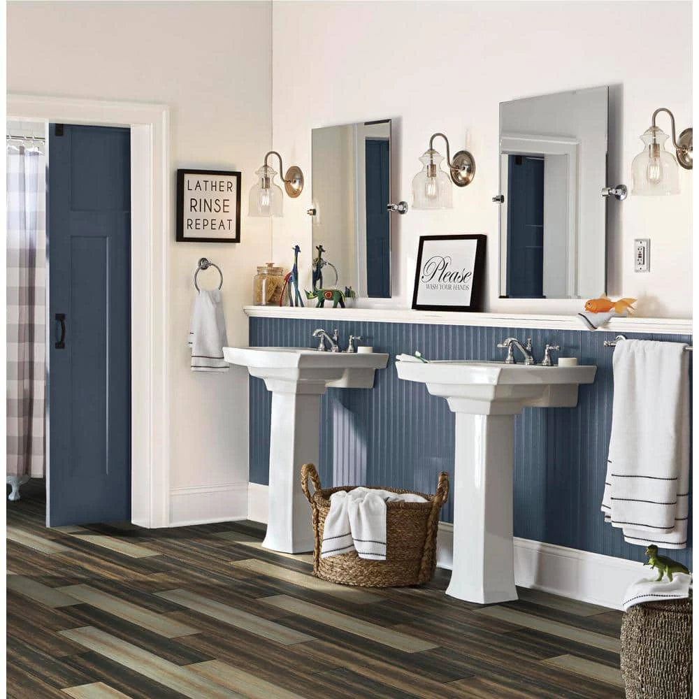 Lifeproof Gallaway 7 mm T x 5.12 in. W x 36.22 in. L Waterproof Engineered Click Bamboo Flooring (15.45 sq. ft./case) 2 Lifeproof Gallaway 7 mm T x 5.12 in. W x 36.22 in. L Waterproof Engineered Click Bamboo Flooring (15.45 sq. ft./case) - Image 2