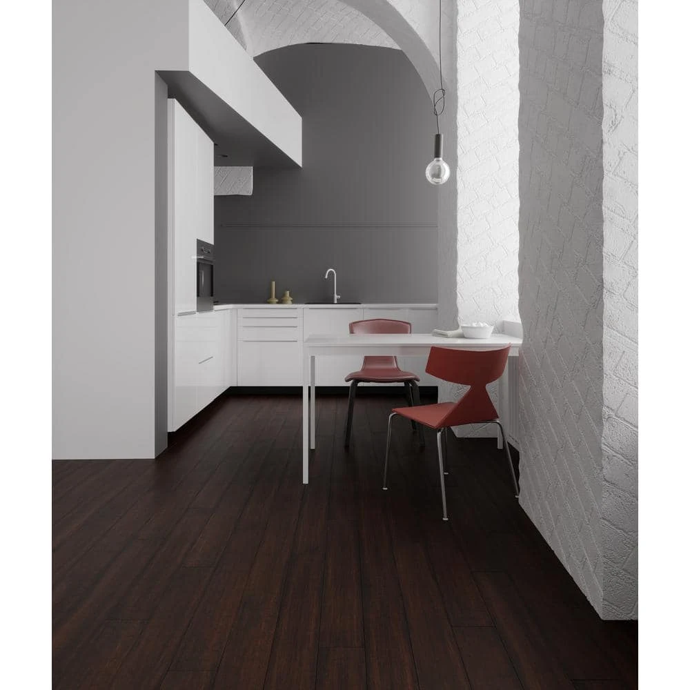 Lifeproof Gilroy 7 mm T x 5.12 in. W x 36.22 in. L Waterproof Engineered Click Bamboo Flooring (15.45 sq. ft./case) 2 Lifeproof Gilroy 7 mm T x 5.12 in. W x 36.22 in. L Waterproof Engineered Click Bamboo Flooring (15.45 sq. ft./case) - Image 2