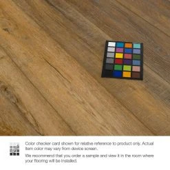 Lifeproof Golden Larch Oak 7.13 in. W x 48.03 in. L Waterproof High Traffic Luxury Vinyl Plank Flooring (19.05 sq. ft./case) -Lamix Shop golden larch lifeproof vinyl plank flooring hlvspc024 c 1d 1000
