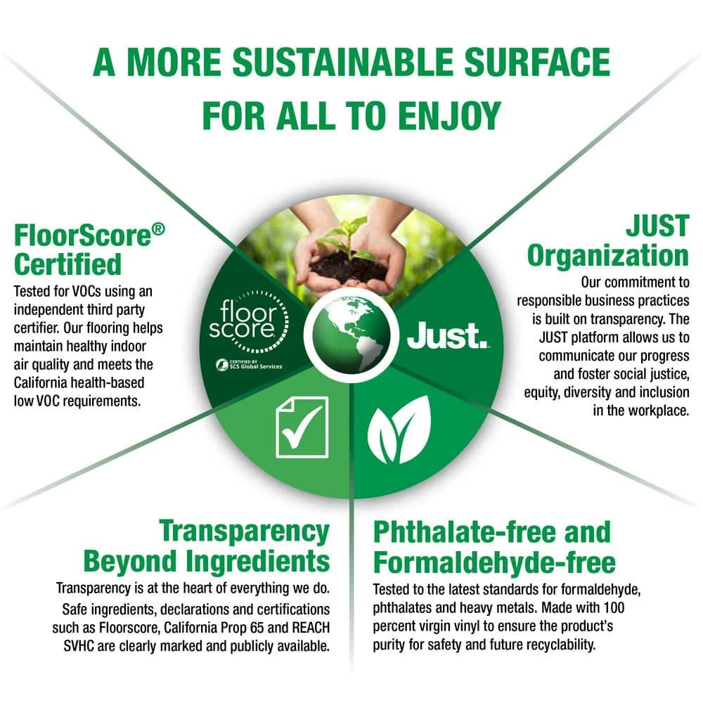 Lifeproof 8.7 in. W Hardeman Oak Click Lock Luxury Vinyl Plank Flooring (21.45 sq. ft./case) 4 Lifeproof 8.7 in. W Hardeman Oak Click Lock Luxury Vinyl Plank Flooring (21.45 sq. ft./case) - Image 4