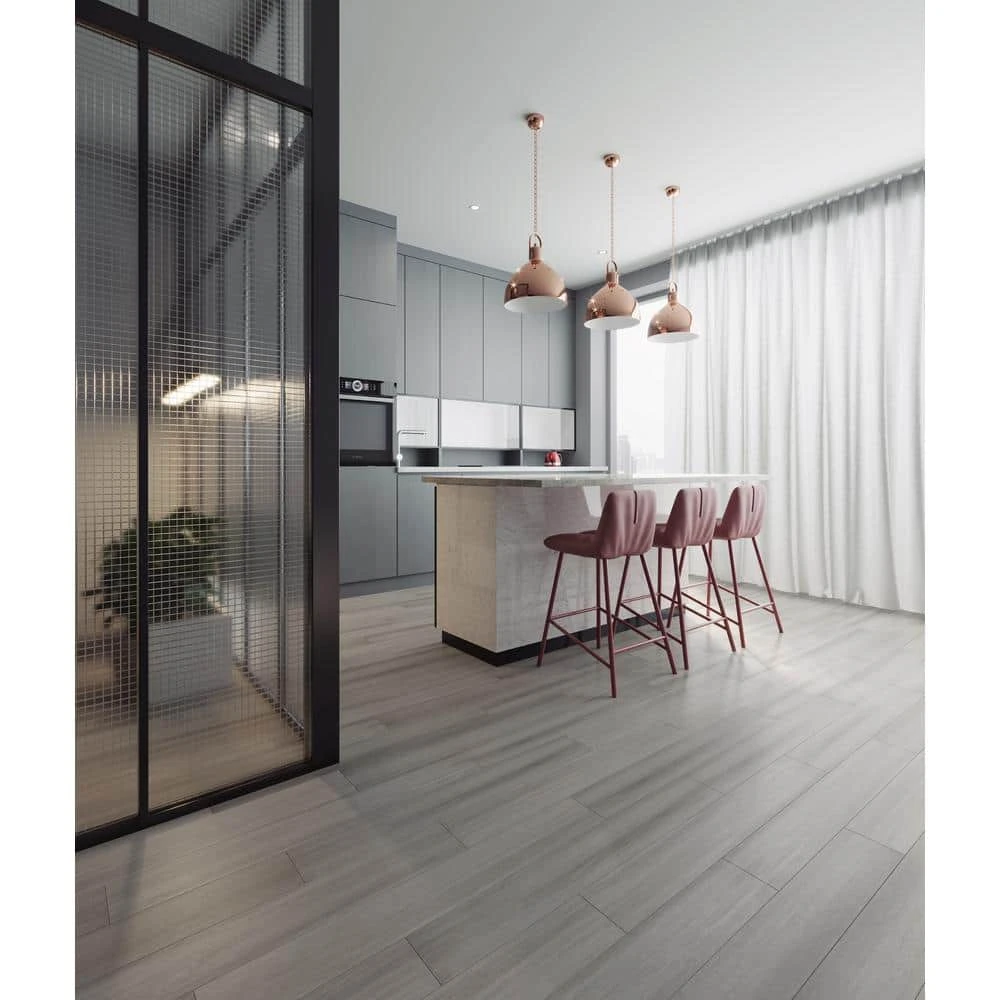 Lifeproof Juniper Hills 7 mm T x 5.12 in. W x 36.22 in. L Waterproof Engineered Click Bamboo Flooring (15.45 sq. ft./case) 2 Lifeproof Juniper Hills 7 mm T x 5.12 in. W x 36.22 in. L Waterproof Engineered Click Bamboo Flooring (15.45 sq. ft./case) - Image 2