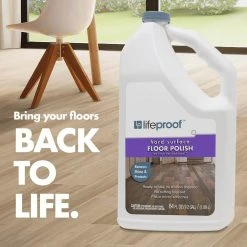 Lifeproof 64 oz. Resilient Floor Low Gloss Polish -Lamix Shop lifeproof hard surface cleaners 00385106 4f 1000