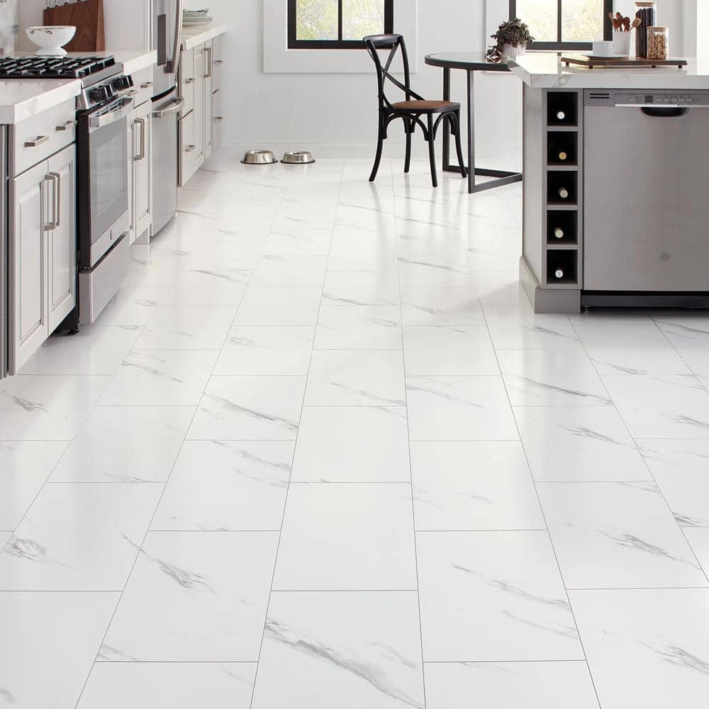 Lifeproof Luminescent Sky Marble 12.20 in. W x 24.41 in. L Luxury Vinyl Tile (20.69 sq. ft. / case) 6 Lifeproof Luminescent Sky Marble 12.20 in. W x 24.41 in. L Luxury Vinyl Tile (20.69 sq. ft. / case) - Image 6