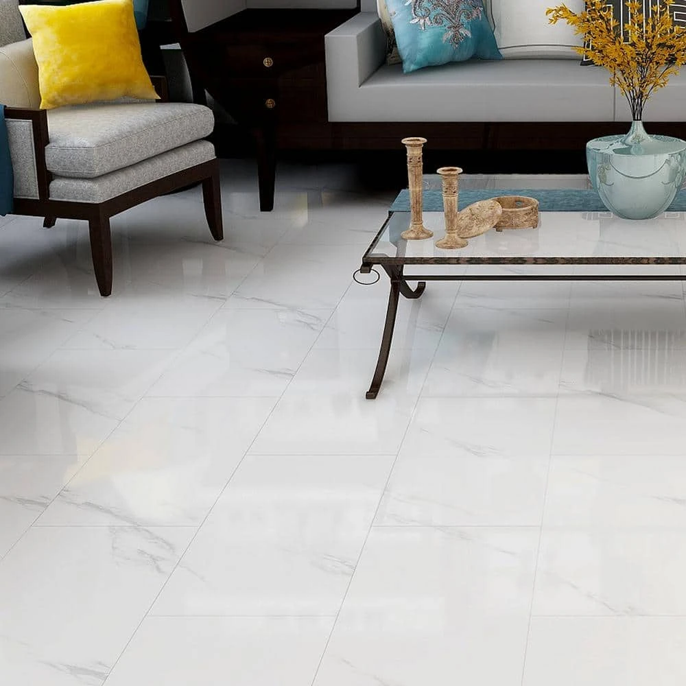 Lifeproof Luminescent Sky Marble 12.20 in. W x 24.41 in. L Luxury Vinyl Tile (20.69 sq. ft. / case) 8 Lifeproof Luminescent Sky Marble 12.20 in. W x 24.41 in. L Luxury Vinyl Tile (20.69 sq. ft. / case) - Image 8