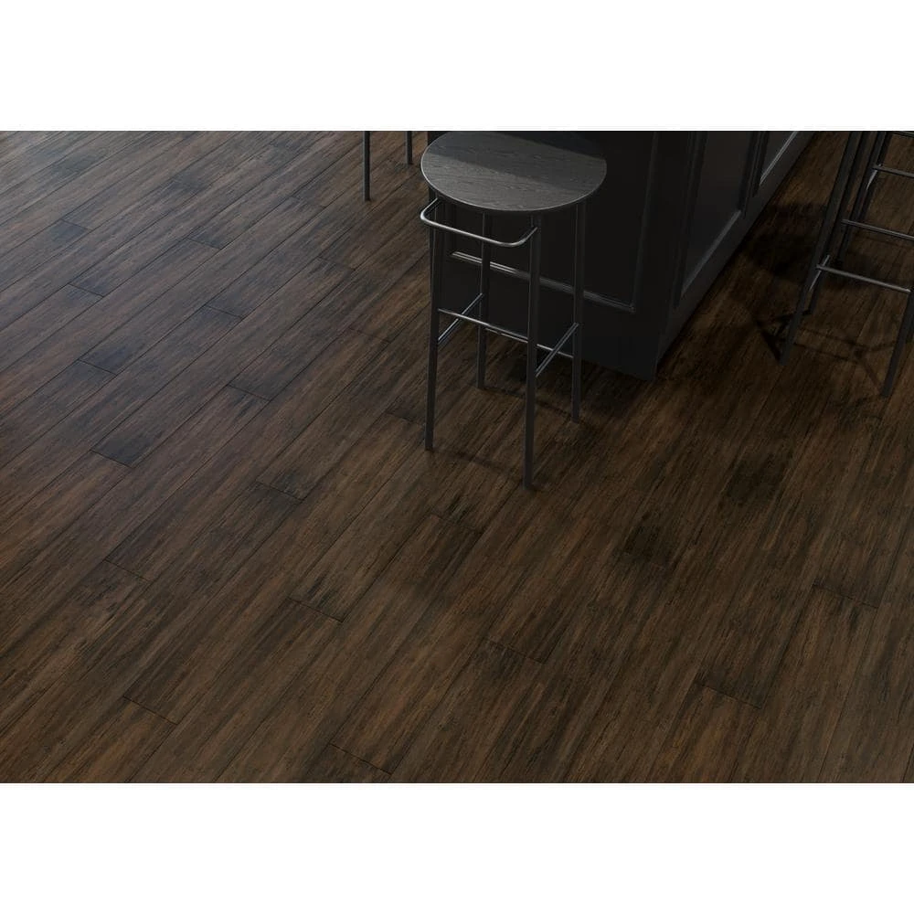 Lifeproof Poway 7 mm T x 5.12 in. W x 36.22 in. L Waterproof Engineered Click Bamboo Flooring (15.45 sq. ft./case) 6 Lifeproof Poway 7 mm T x 5.12 in. W x 36.22 in. L Waterproof Engineered Click Bamboo Flooring (15.45 sq. ft./case) - Image 6