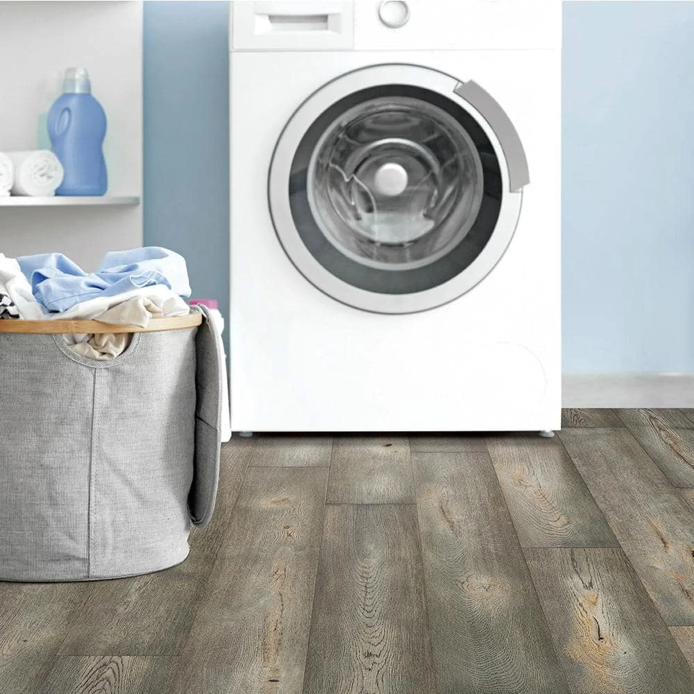 Lifeproof San Joaquin River Oak 7mm Thick x 6.5 in. Wide x Varying Length Waterproof Engineered Hardwood Flooring (19.50 sq.ft.) 2 Lifeproof San Joaquin River Oak 7mm Thick x 6.5 in. Wide x Varying Length Waterproof Engineered Hardwood Flooring (19.50 sq.ft.) - Image 2