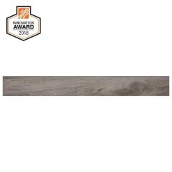 Lifeproof Shadow Wood 3 in. x 24 in. Glazed Porcelain Bullnose Floor and Wall Tile (0.48 sq. ft. / piece)