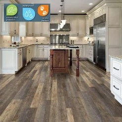 Lifeproof Multi-Width Stafford Oak Click Lock Luxury Vinyl Plank Flooring (19.53 sq. ft./case) -Lamix Shop stafford oak lifeproof vinyl plank flooring i1148105l e1 1000