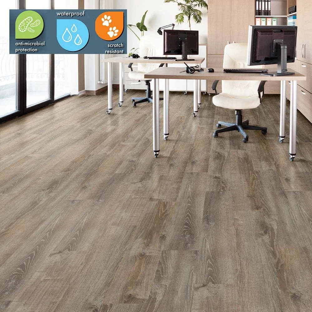 Lifeproof 8.7 in. W Deerbrook Trail Click Lock High Traffic Luxury Vinyl Plank Flooring (20.06 sq. ft./case) 2 Lifeproof 8.7 in. W Deerbrook Trail Click Lock High Traffic Luxury Vinyl Plank Flooring (20.06 sq. ft./case) - Image 2